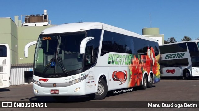 Eucatur - Empresa União Cascavel de Transportes e Turismo 4924 na cidade de Cascavel, Paraná, Brasil, por Manu Busóloga Betim. Número da foto: #9035215.