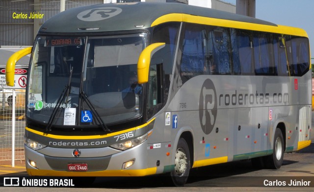 RodeRotas - Rotas de Viação do Triângulo 7316 na cidade de Goiânia, Goiás, Brasil, por Carlos Júnior. ID da foto: 9034716.