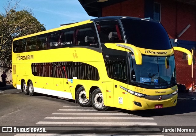 Viação Itapemirim 17037 na cidade de Porto Alegre, Rio Grande do Sul, Brasil, por Jardel Moraes. ID da foto: 9036133.