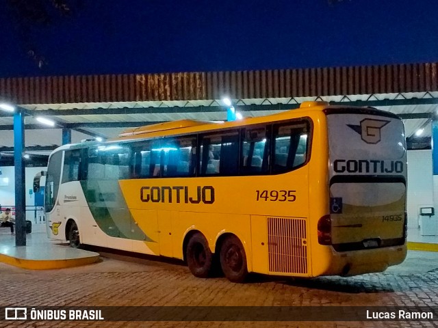 Empresa Gontijo de Transportes 14935 na cidade de Serra Talhada, Pernambuco, Brasil, por Lucas Ramon. Número da foto: #9036260.
