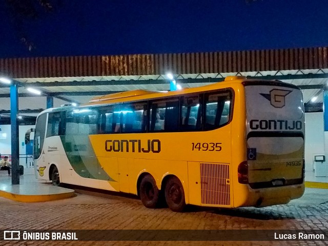 Empresa Gontijo de Transportes 14935 na cidade de Serra Talhada, Pernambuco, Brasil, por Lucas Ramon. ID da foto: 9036260.