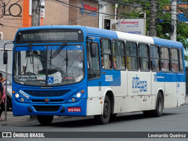 Concessionária Salvador Norte - CSN Transportes 10166 na cidade de Salvador, Bahia, Brasil, por Leonardo Queiroz. ID da foto: 8960983.