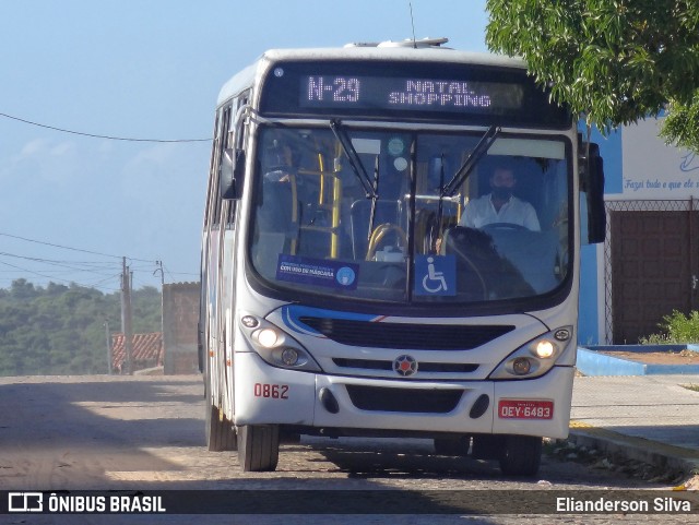 Reunidas Transportes Urbanos 0862 na cidade de Natal, Rio Grande do Norte, Brasil, por Elianderson Silva. Número da foto: #8961133.