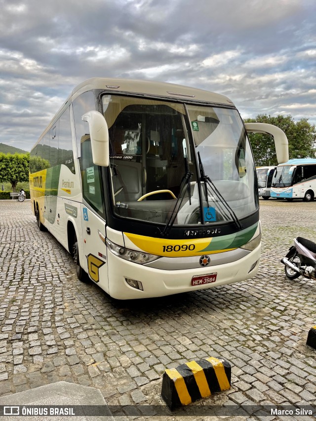 Empresa Gontijo de Transportes 18090 na cidade de Jequié, Bahia, Brasil, por Marco Silva. ID da foto: 8960289.