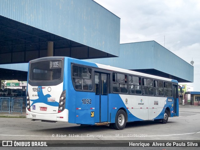 VB Transportes e Turismo 1092 na cidade de Campinas, São Paulo, Brasil, por Henrique Alves de Paula Silva. ID da foto: 8961856.