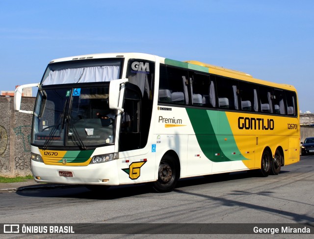 Empresa Gontijo de Transportes 12670 na cidade de São Paulo, São Paulo, Brasil, por George Miranda. Número da foto: #8959791.