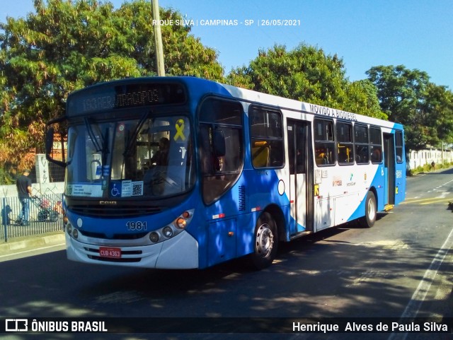 VB Transportes e Turismo 1981 na cidade de Campinas, São Paulo, Brasil, por Henrique Alves de Paula Silva. Número da foto: #8961789.