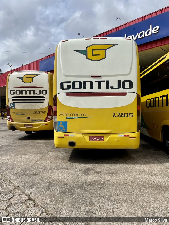 Empresa Gontijo de Transportes 12815 na cidade de João Monlevade, Minas Gerais, Brasil, por Marco Silva. ID da foto: 8960820.