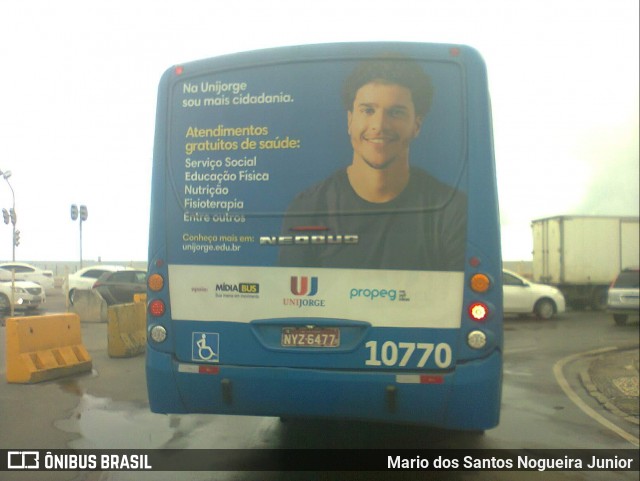 Concessionária Salvador Norte - CSN Transportes 10770 na cidade de Salvador, Bahia, Brasil, por Mario dos Santos Nogueira Junior. Número da foto: #8961179.