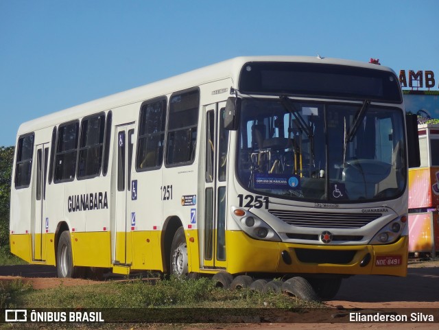 Transportes Guanabara 1251 na cidade de Natal, Rio Grande do Norte, Brasil, por Elianderson Silva. Número da foto: #8961142.