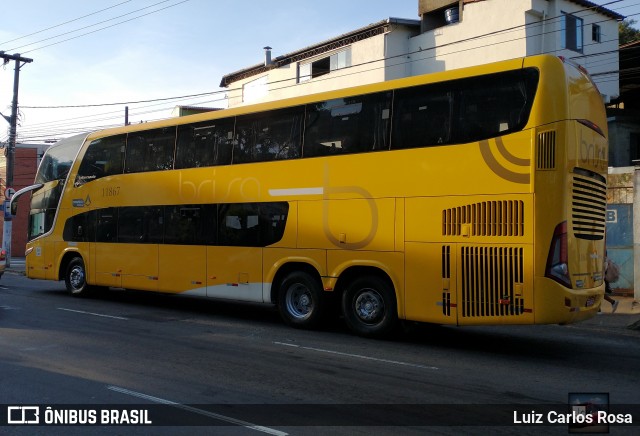 Brisa Ônibus 11867 na cidade de Juiz de Fora, Minas Gerais, Brasil, por Luiz Carlos Rosa. ID da foto: 8961811.