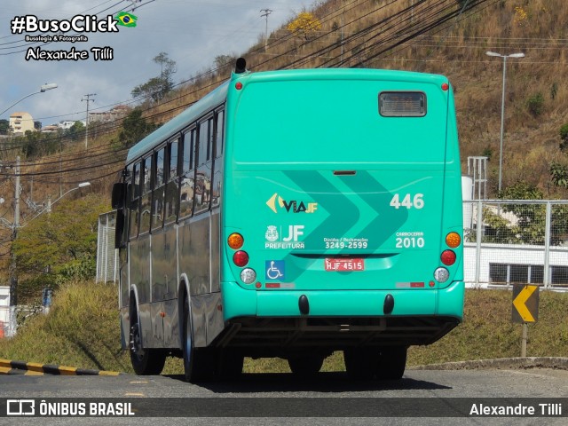 VSFL - Viação São Francisco 446 na cidade de Juiz de Fora, Minas Gerais, Brasil, por Alexandre Tilli. Número da foto: #9037731.