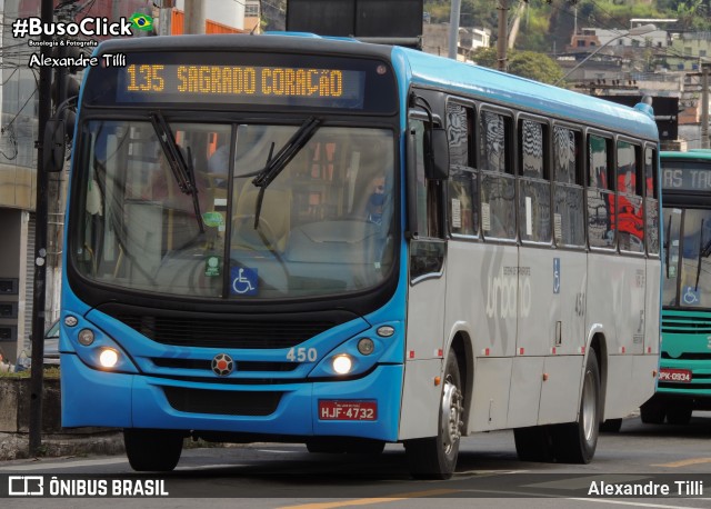 VSFL - Viação São Francisco 450 na cidade de Juiz de Fora, Minas Gerais, Brasil, por Alexandre Tilli. ID da foto: 9037749.