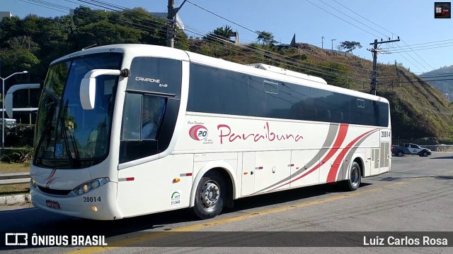 Paraibuna Transportes 20014 na cidade de Juiz de Fora, Minas Gerais, Brasil, por Luiz Carlos Rosa. ID da foto: 9036651.