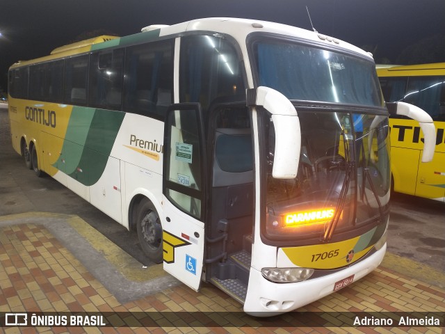 Empresa Gontijo de Transportes 17065 na cidade de João Monlevade, Minas Gerais, Brasil, por Adriano  Almeida. ID da foto: 9038117.