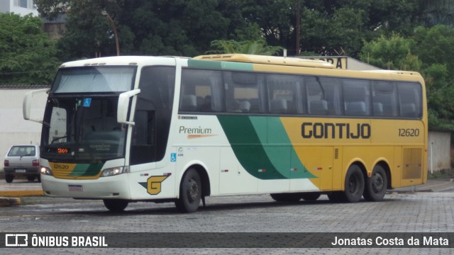 Empresa Gontijo de Transportes 12620 na cidade de Coronel Fabriciano, Minas Gerais, Brasil, por Jonatas Costa da Mata. ID da foto: 8963462.