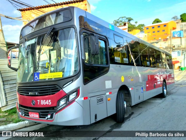 Transwolff Transportes e Turismo 7 8645 na cidade de São Paulo, São Paulo, Brasil, por Phillip Barbosa da silva. Número da foto: #8962554.