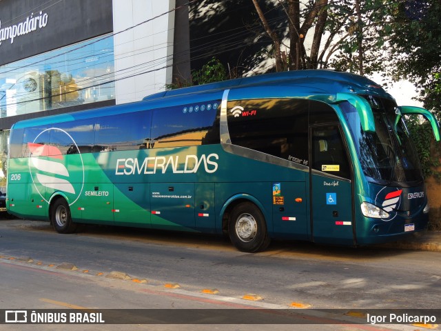 Viação Esmeraldas 206 na cidade de Divinópolis, Minas Gerais, Brasil, por Igor Policarpo. ID da foto: 8964475.