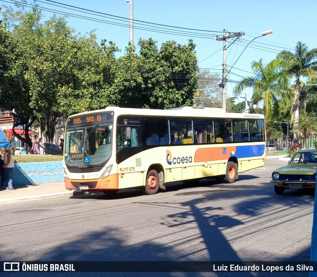 Coesa Transportes RJ 117.075 na cidade de São Gonçalo, Rio de Janeiro, Brasil, por Luiz Eduardo Lopes da Silva. Número da foto: #8963717.