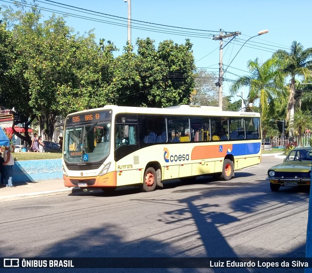 Coesa Transportes RJ 117.075 na cidade de São Gonçalo, Rio de Janeiro, Brasil, por Luiz Eduardo Lopes da Silva. ID da foto: 8963717.