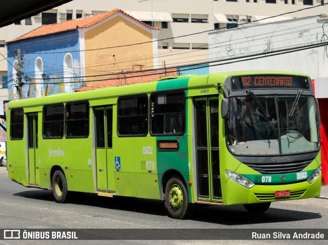 EMVIPI - Empresa Viação Piauí 01078 na cidade de Teresina, Piauí, Brasil, por Ruan Silva Andrade. Número da foto: #8962738.