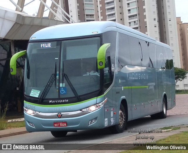 Viação Garcia 8205 na cidade de Jundiaí, São Paulo, Brasil, por Wellington Oliveira. Número da foto: #8963627.