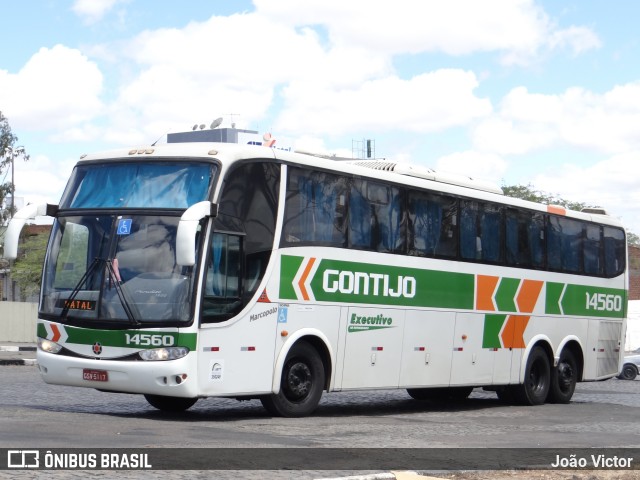 Empresa Gontijo de Transportes 14560 na cidade de Caruaru, Pernambuco, Brasil, por João Victor. Número da foto: #8968006.