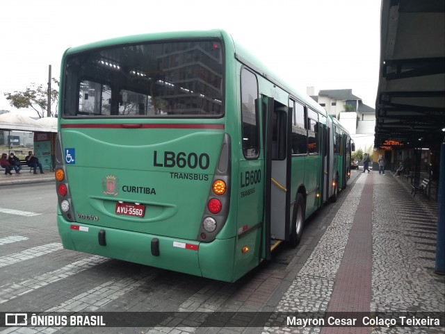 Araucária Transportes Coletivos LB600 na cidade de Curitiba, Paraná, Brasil, por Mayron Cesar  Colaço Teixeira. ID da foto: 8965681.