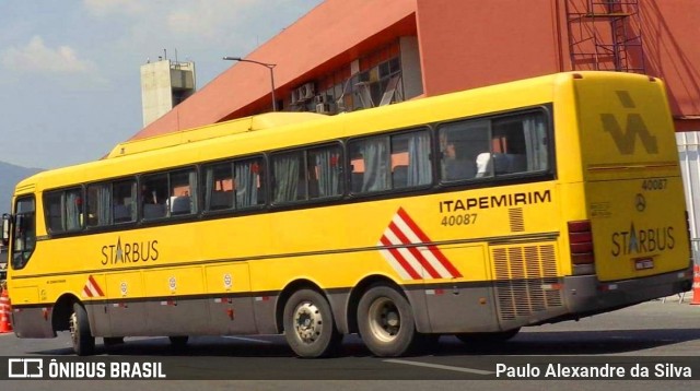 Viação Itapemirim 40087 na cidade de Rio de Janeiro, Rio de Janeiro, Brasil, por Paulo Alexandre da Silva. Número da foto: #8965979.