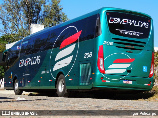 Viação Esmeraldas 206 na cidade de Divinópolis, Minas Gerais, Brasil, por Igor Policarpo. Número da foto: #8967205.