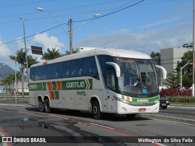 Empresa Gontijo de Transportes 21685 na cidade de Vitória, Espírito Santo, Brasil, por Wellington  da Silva Felix. ID da foto: 8966987.