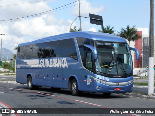 Viação Águia Branca 21340 na cidade de Vitória, Espírito Santo, Brasil, por Wellington  da Silva Felix. Número da foto: #8967071.