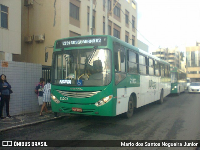 OT Trans - Ótima Salvador Transportes 21007 na cidade de Salvador, Bahia, Brasil, por Mario dos Santos Nogueira Junior. ID da foto: 8965371.