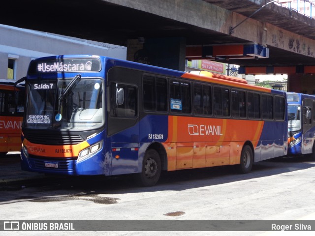 Evanil Transportes e Turismo RJ 132.078 na cidade de Nova Iguaçu, Rio de Janeiro, Brasil, por Roger Silva. ID da foto: 8969305.