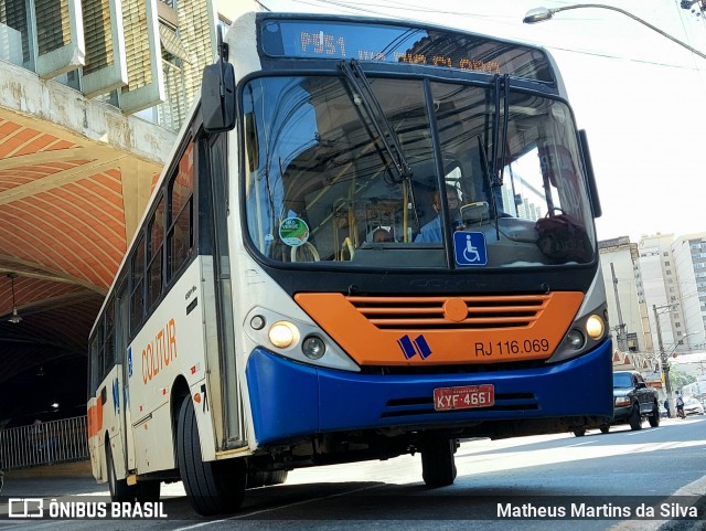 Colitur Transportes Rodoviários RJ 116.069 na cidade de Barra Mansa, Rio de Janeiro, Brasil, por Matheus Martins da Silva. Número da foto: #8968990.