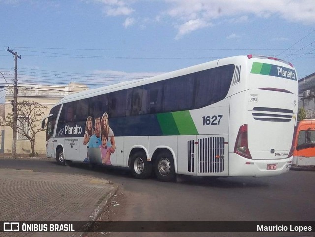 Planalto Transportes 1627 na cidade de Uruguaiana, Rio Grande do Sul, Brasil, por Mauricio Lopes. ID da foto: 8969015.