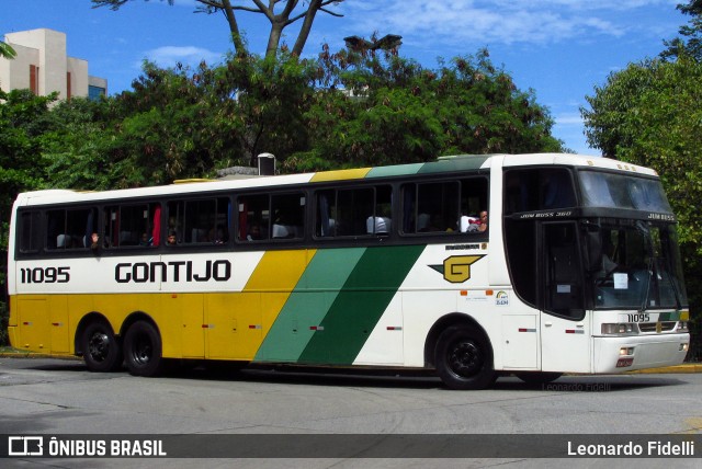 Empresa Gontijo de Transportes 11095 na cidade de São Paulo, São Paulo, Brasil, por Leonardo Fidelli. Número da foto: #8970475.