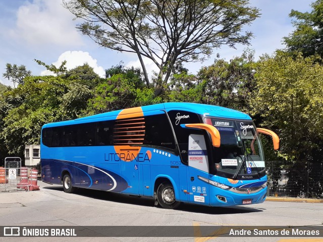 Litorânea Transportes Coletivos 5053 na cidade de São Paulo, São Paulo, Brasil, por Andre Santos de Moraes. Número da foto: #8970140.