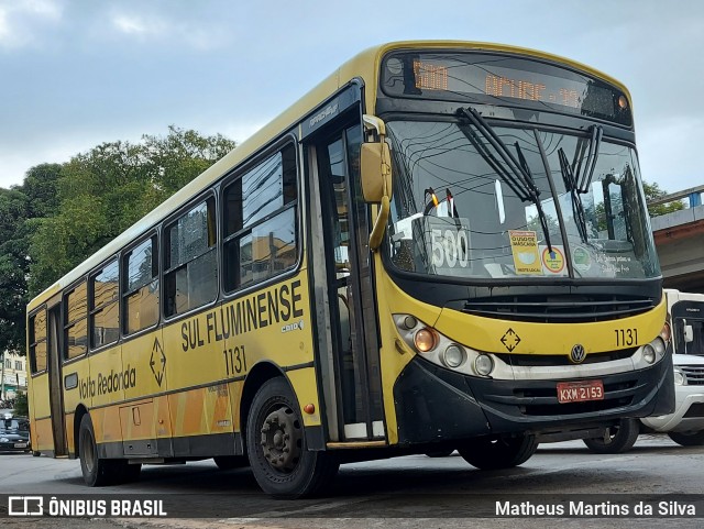 Viação Sul Fluminense 1131 na cidade de Volta Redonda, Rio de Janeiro, Brasil, por Matheus Martins da Silva. ID da foto: 8971959.