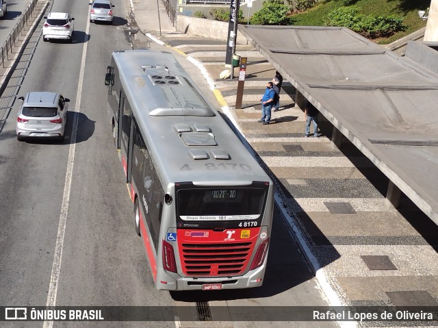 Express Transportes Urbanos Ltda 4 8170 na cidade de São Paulo, São Paulo, Brasil, por Rafael Lopes de Oliveira. Número da foto: #8973084.