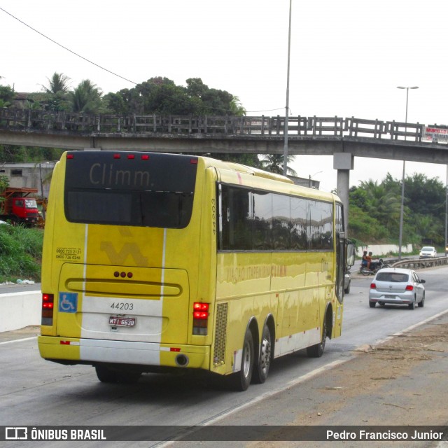 Viação Itapemirim 44203 na cidade de Escada, Pernambuco, Brasil, por Pedro Francisco Junior. Número da foto: #8973592.