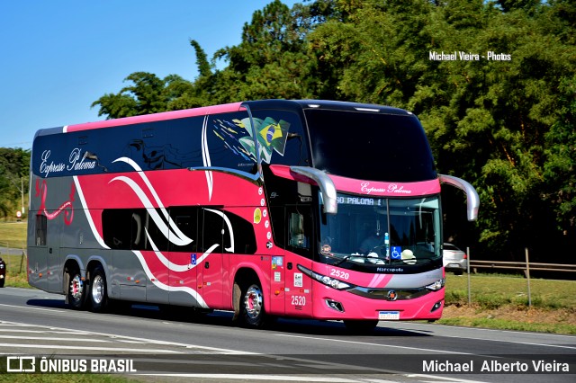 Expresso Paloma 2520 na cidade de Araçariguama, São Paulo, Brasil, por Michael  Alberto Vieira. Número da foto: #8972196.