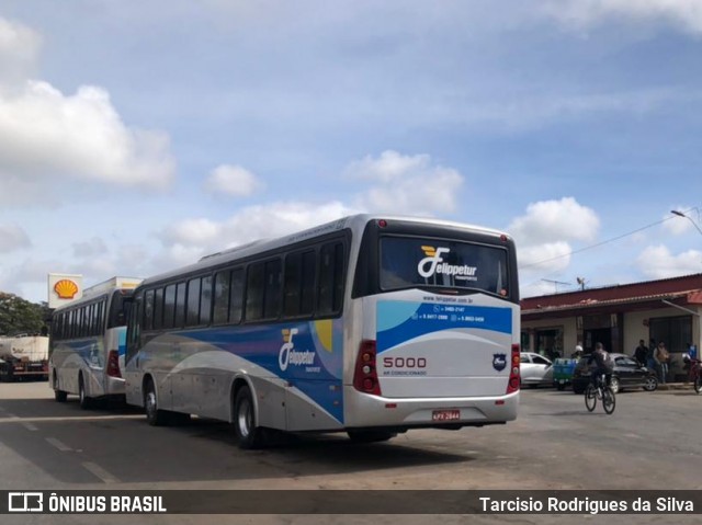 Felippetur Transportes 5000 na cidade de Ouro Preto, Minas Gerais, Brasil, por Tarcisio Rodrigues da Silva. ID da foto: 8972526.