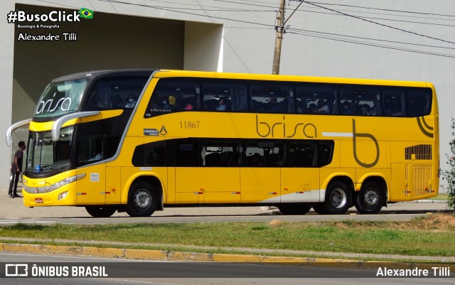 Brisa Ônibus 11867 na cidade de Juiz de Fora, Minas Gerais, Brasil, por Alexandre Tilli. Número da foto: #8973823.