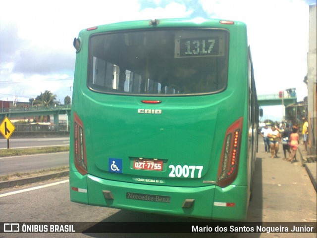 OT Trans - Ótima Salvador Transportes 20077 na cidade de Salvador, Bahia, Brasil, por Mario dos Santos Nogueira Junior. Número da foto: #8974062.
