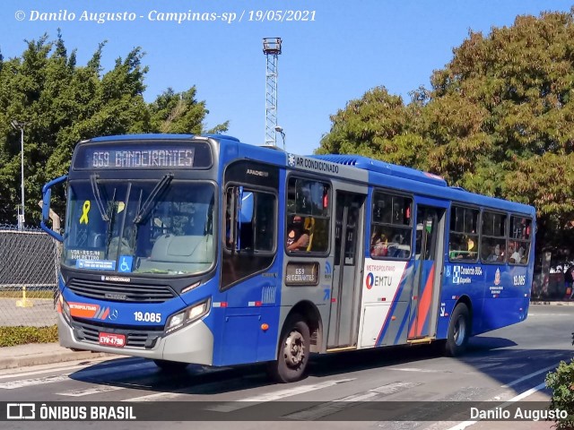 Transportes Capellini 19.085 na cidade de Campinas, São Paulo, Brasil, por Danilo Augusto. Número da foto: #8974619.