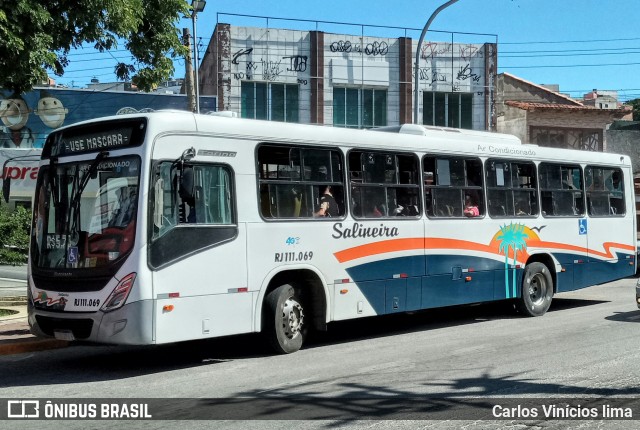 Auto Viação Salineira RJ 111.069 na cidade de Arraial do Cabo, Rio de Janeiro, Brasil, por Carlos Vinícios lima. ID da foto: 8975473.