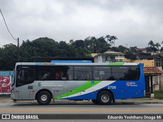 Viação Bela Sintra 2706 na cidade de Itapecerica da Serra, São Paulo, Brasil, por Eduardo Yoshiharu Onaga Mi. Número da foto: #8974280.