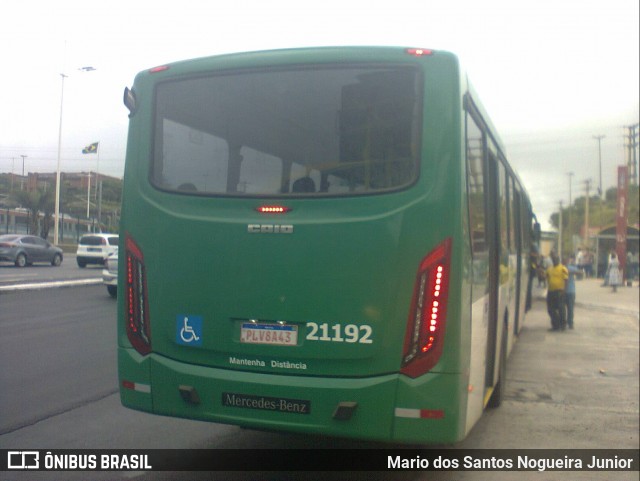 OT Trans - Ótima Salvador Transportes 21192 na cidade de Salvador, Bahia, Brasil, por Mario dos Santos Nogueira Junior. Número da foto: #8975611.