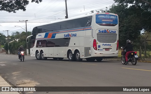 VUSC - Viação União Santa Cruz 3500 na cidade de Santiago, Rio Grande do Sul, Brasil, por Mauricio Lopes. Número da foto: #8975568.